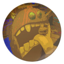 PUMPKIN TONGUE PLATE