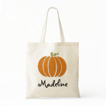 Pumpkin Tote Canvas Bag