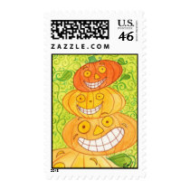 Pumpkin Totem postage