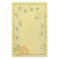 Pumpkin Trellis - Muted stationery by Spice Pumpkin Trellis - Muted stationery