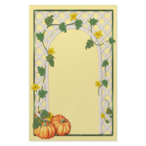 Pumpkin Trellis stationery by Spice Pumpkin Trellis stationery