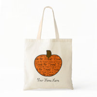 Pumpkin Trick or Treat Bag