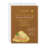 Pumpkin Twins (Neutral) Baby Shower Invitation