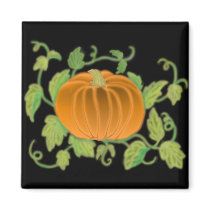 Pumpkin Vines Magnet