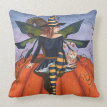 Pumpkin Watcher American MoJo Pillow