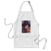 pumpkin witch apron
