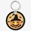 Pumpkin Witch Keychain keychain