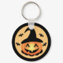 Pumpkin Witch Keychain