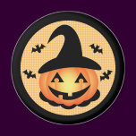 Pumpkin Witch Magnet