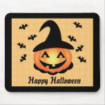 Pumpkin Witch Mousepad