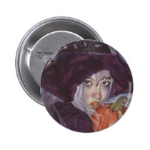pumpkin witch buttons