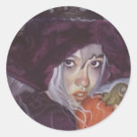 pumpkin witch stickers