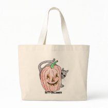 pumpkin with black cat(bag)