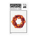Pumpkin Wreath postage by SophiaDeer Pumpkin Wreath postage