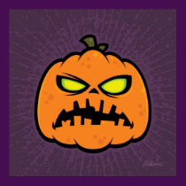 Pumpkin Zombie posters