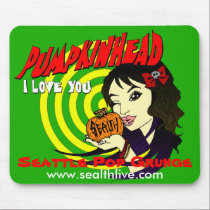 Pumpkinhead Arielle Mousepad mousepads
