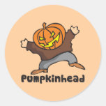 Pumpkinhead Round Sticker