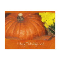 Pumpkins 1 - Happy Thanksgiving postcards