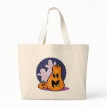 Pumpkins and Ghosts Tote Bags