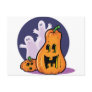 Pumpkins and Ghosts Post Card