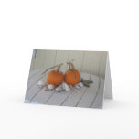 Pumpkins and Seashells card