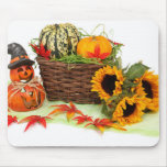 Pumpkins and Sunflowers Mouse Pad