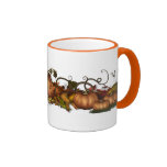 Pumpkins & Autumn Leaves Coffee Mug