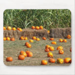 Pumpkins, Corn and Hay Fall Mousepad