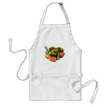 Pumpkins, Gourds and Mums Apron