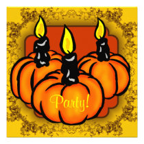 Pumpkins Halloween Party Invitation invitations