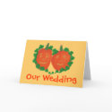 Pumpkins, Our Wedding Invitations in Orange card