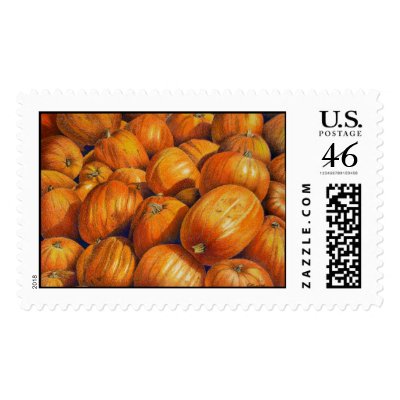 Pumpkins postage