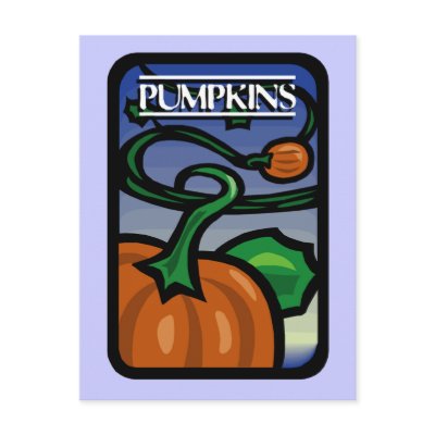 Pumpkins postcards