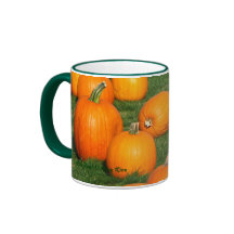 Pumpkins!, Pumpkins! © Roxy Riou Coffee Mugs