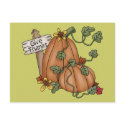 Pumpkins Thanksgiving Give Thanks postcards by BedazzledByZazzle Pumpkins Thanksgiving Give Thanks postcards