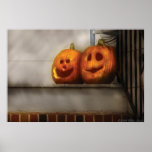 Pumpkins - Two Goofy friends Print