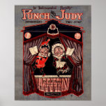 Punch and Judy Puppets Remastered Illustration posters