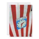 Punch and Judy tent and clock Custom Invitations
