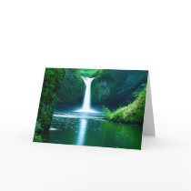 Punch Bowl Falls Greeting Card