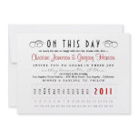 Punch Card Invitation