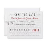 Punch Card Save the Date Invitation