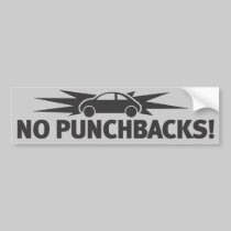 Punchbuggy Silver - No Punchbacks! bumper stickers