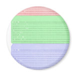 punched card magnets