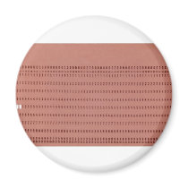 punched card fridge magnet