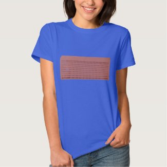 punched card tee shirt