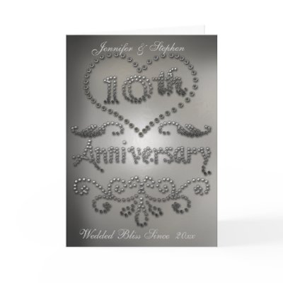 punched tin 10th wedding
