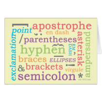 Punctuation II Cards