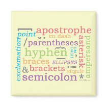 Punctuation II Fridge Magnets