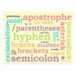 Punctuation II Postcard
