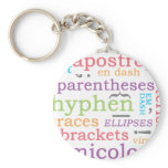 Punctuation Key Chain
